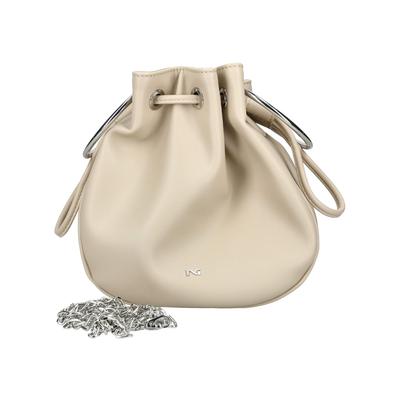 Henkeltasche NERO GIARDINI "Nero Giardini Taschen Lederimitat", Damen, Gr. onesize, beige (hellbeige), Lederimitat, Taschen