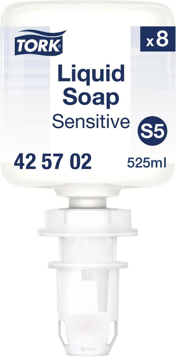 TORK Tvål S5 Sensitive Handtvätt Mini Flytande 525ml