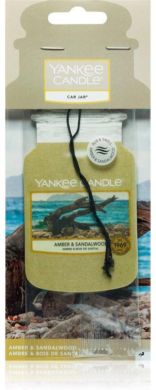 Yankee Candle Amber & Sandalwood Accroche-porte parfumé 1 pcs