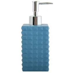 MSV Seifenspender De Savon Kubik Polyresine Bleu