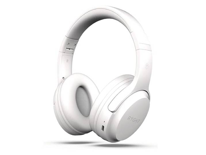 RYGHT Tempo Draadloze Bluetooth-hoofdtelefoon, helder stereogeluid, 20 uur batterijduur, opvouwbaar, licht, muziekbediening, volume, oproepen beantwoorden, spraakassistent, gevoerde oordopjes