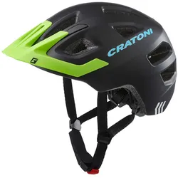 Cratoni Maxster Pro Kinderhelm black-lime matt