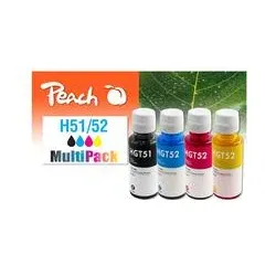 Peach, Druckerpatrone, Tinte HP CISS GT51/52 Multi-Pack C/M/Y/BK (BK)