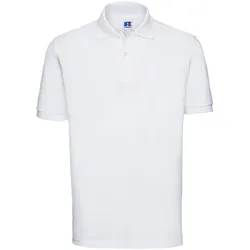 Russell Men ́s Classic Cotton Polo Shirt Herren XS - 4XL NEU, white, 4XL