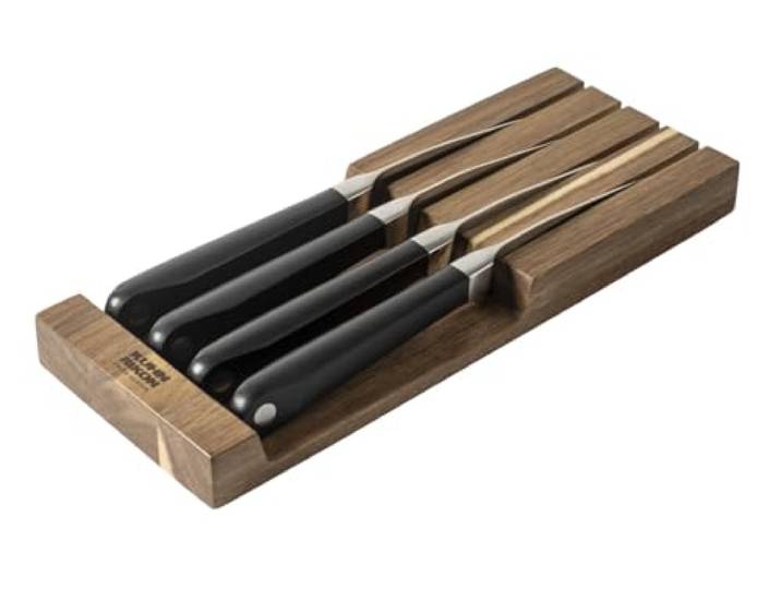 KUHN RIKON CULINARY FORGED Steakmesser Set 4 Stk. inkl. Einsatz, aus E+AB30+D30:D30:G30