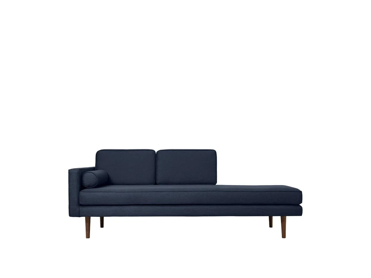 Broste Copenhagen Wind chaiselonge tweed navy
