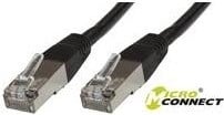 Microconnect STP620S Cat6 F/UTP (FTP) Netwerkkabel met RJ-45 connectoren, 20 meter, zwart