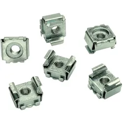 Schneider Electric NSYGFR12M65 Actassi, Käfigmuttern M6 für 12mm Vierkantlöcher, VPE 50