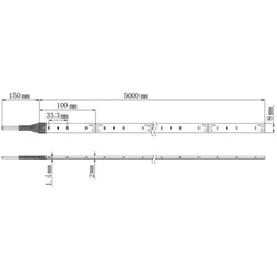 Barthelme Basic, LED Streifen, 51540428 51540428 LED-Streifen mit offenem Kabelende 12 V/DC 5 (Warmweiss, 500 cm, Indoor, Outdoor)