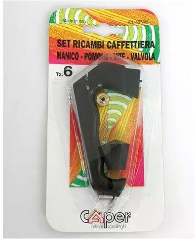 Manico e pomolo caffettiera Caper Art MPV 6 Nero