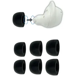 Comply Samsung Galaxy Buds FE medium (Samsung Galaxy Buds FE), Kopfhörer Ersatzteile, Schwarz