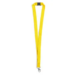 25x Kordel / Lanyard Basic Gelb