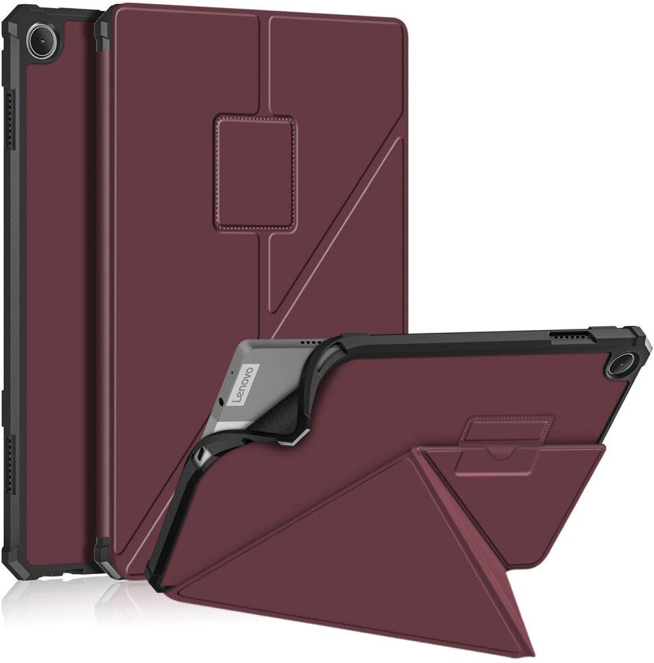 EIDERWOOD Lenovo Tab M10 (3. Gen) 10.1" (TB-328F/TB-328X) Fleksibelt Origami Cover - Rød