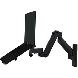 Ergotron Lx Pro Arm Single Display Wall Mount black (Wand, 34", 10 kg), Monitor Halterung, Schwarz