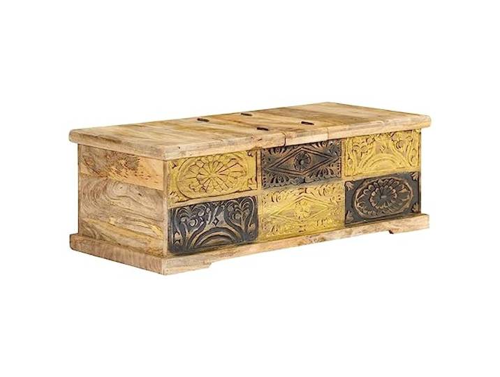 vidaXL Salontafel 100x50x35 cm massief mangohout