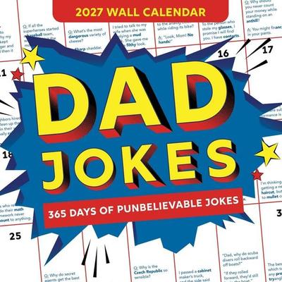 2027 Dad Jokes Wall Calendar