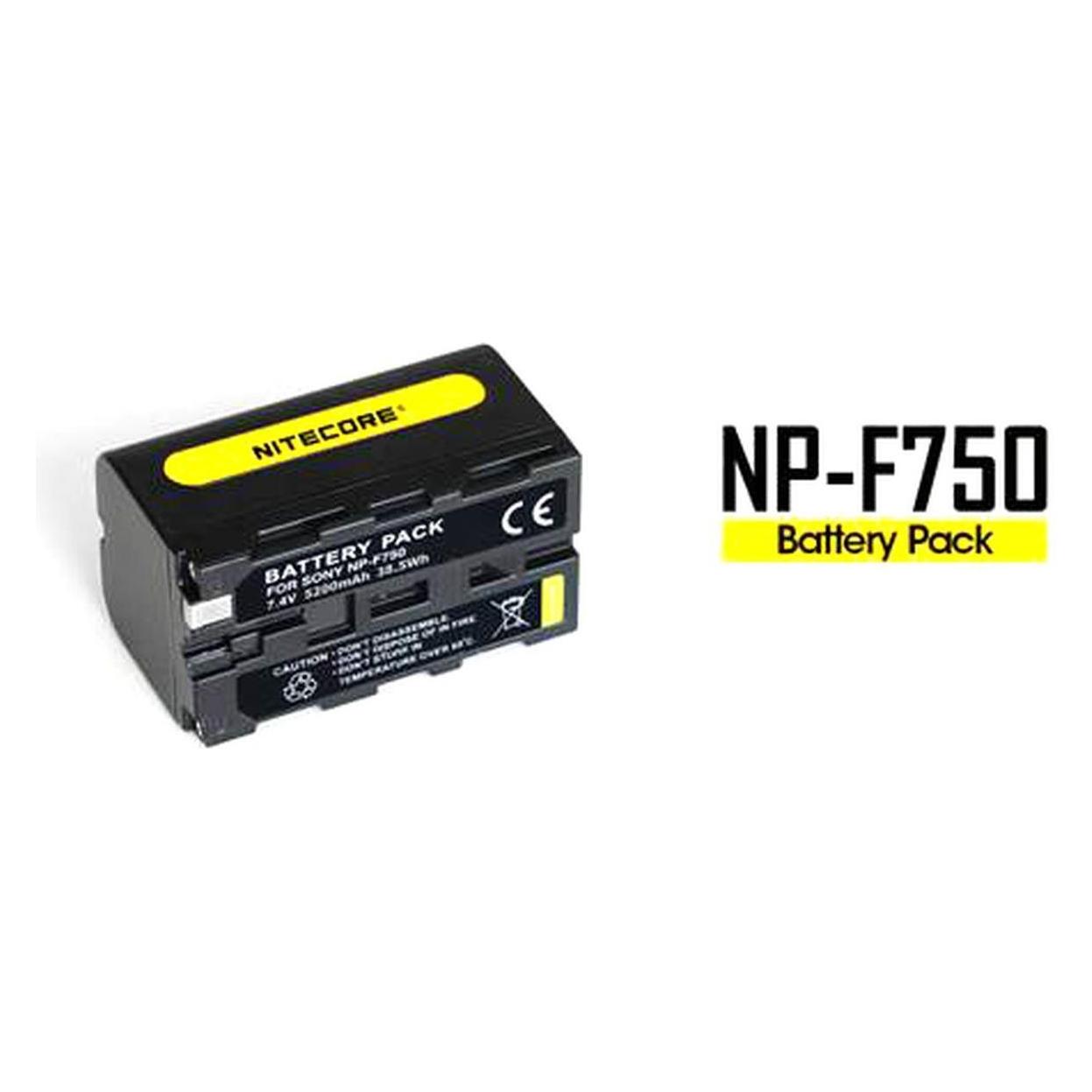 Nitecore Camcorder Akku NP750 - Sony (Kamera Akku) (NP750)
