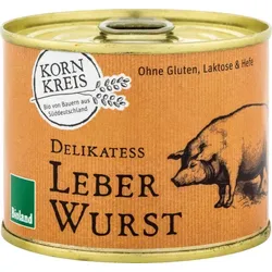 Kornkreis Delikatess Leberwurst in Dose bio
