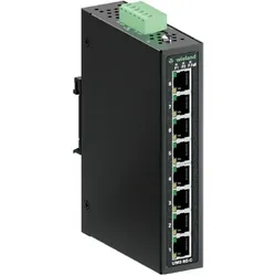 Wieland Electric WIENET UMS 8G-C - Switch 8-Port Gigabit Ethernet - Switch - 1 Gbps (8 Ports), Netzwerk Switch, Grau