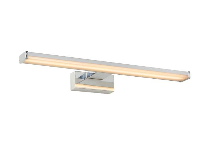 Lucide ONNO - Spiegellamp Badkamer - LED - 1x11W 3000K - IP44 - Mat chroom