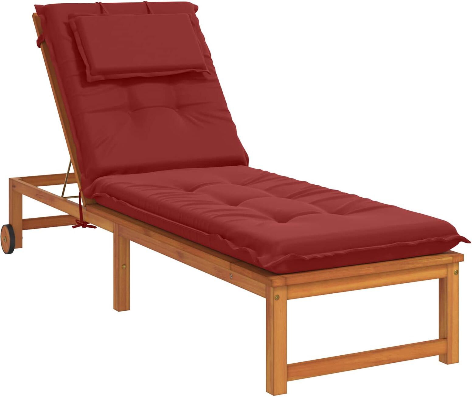 vidaXL Coussin de transat GEMERT 100 % polyester Bordeaux