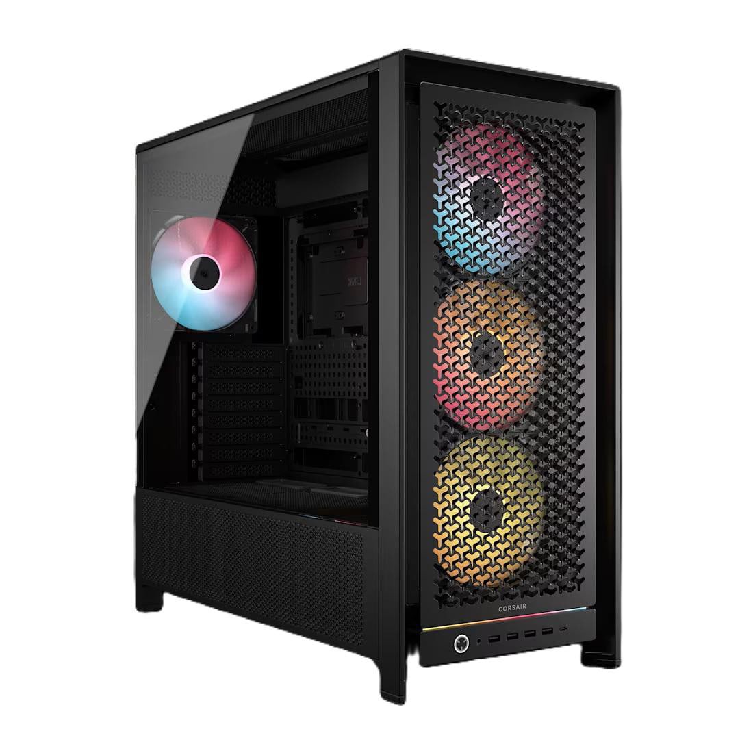 Corsair Frame 5000D Gaming PC Gehäuse Midi-Tower Schwarz Seitenfenster