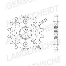 Supersprox Ritzel 530 19Z