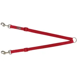 Trixie *Premium couple, M–L: 40–70 cm/20 mm, red (L, M, Hund), Halsband + Leine
