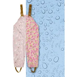 Sterntaler Regenhose mit Trägern Regenbögen Farbwechsel, rosa, 104