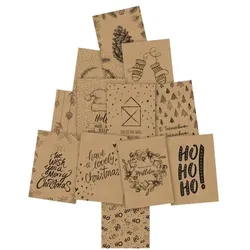 Sigel Weihnachts-Postkarten-Set »Natural Christmas«, 10.5x14.8 cm