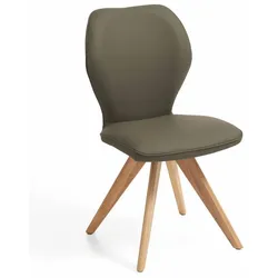 Stuhl Colorado Leder Grün Olive