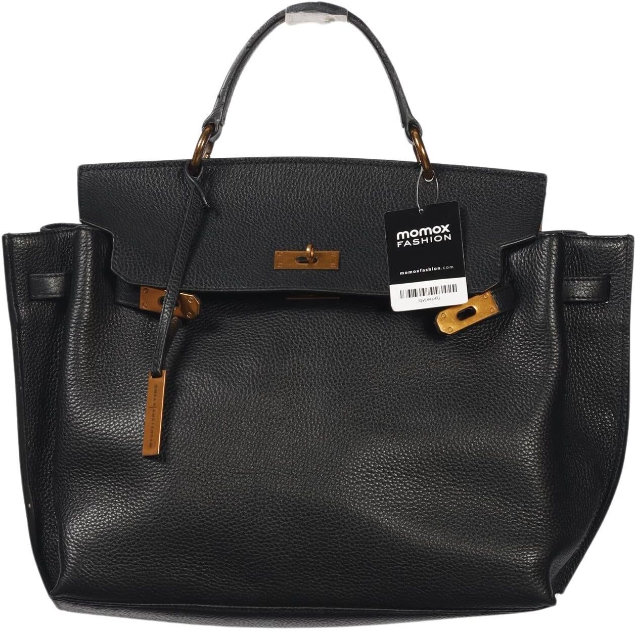 Smaak Amsterdam Damen Handtasche gross Leder, Schwarz, Leder - Second Hand