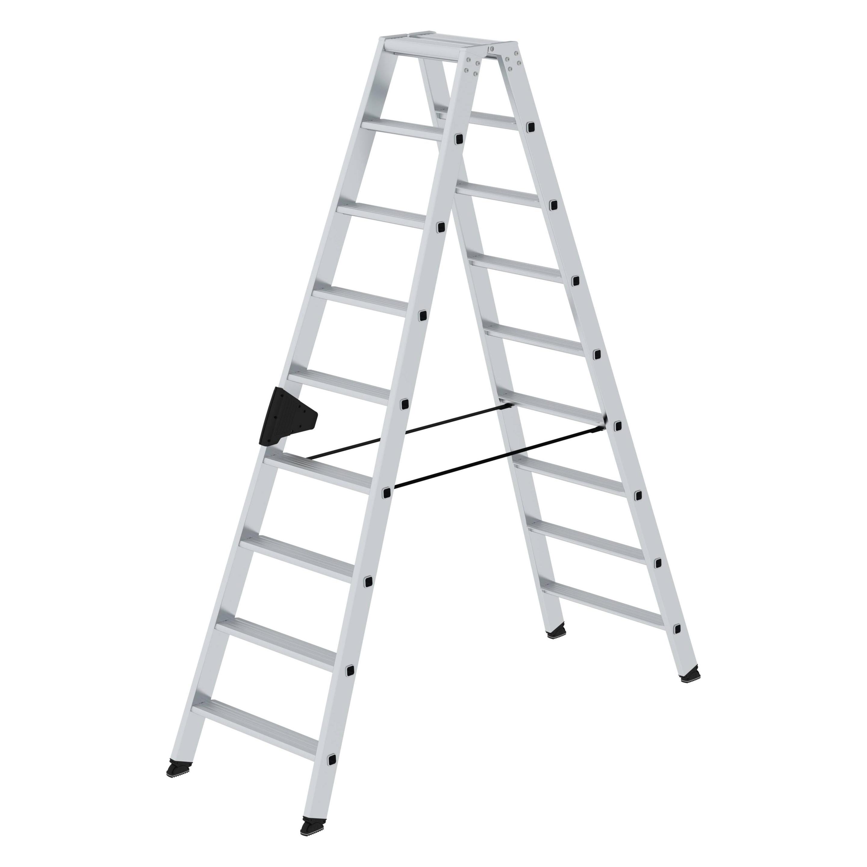 Munk Stufen-Stehleiter beidseitig begehbar 2x9 Stufen (Stehleiter) (040218)