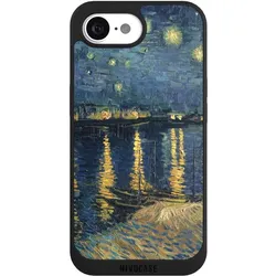 Nivocase Handyhülle für Apple iPhone 17e Hülle NIVOpure Case Schwarz Kunst Malerei (Apple iPhone 17e), Smartphone Hülle, Schwarz