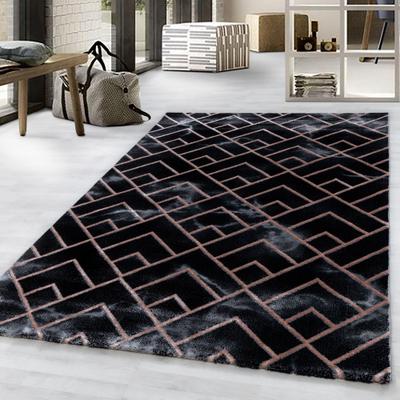 Teppich AYYILDIZ TEPPICHE "NAXOS 3814", braun (bronzefarben), B:140cm H:12mm L:200cm, Polypropylen (PP), Teppiche, Teppich, Läufer, Wohnzimmer