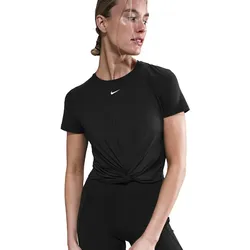 NIKE One Classic Dri-FIT Twist T-Shirt Damen 010 - black/white S