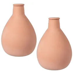 Relaxdays Ollas zur Bewässerung 1 Liter 2er Set Hellbraun