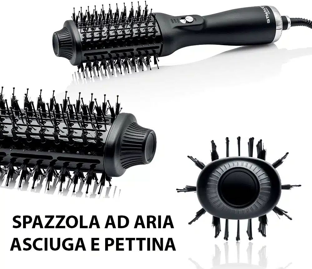 Xanitalia Spazzola modellante ad aria asciuga capelli AIR BRUSH CERAMIC STHAUER