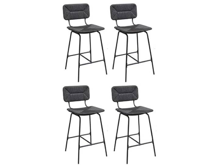 MOB-IN Barhocker und Inselhocker, Tidra, aus Metall und Sitzfläche, Rattan, 65 cm