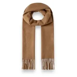 Hackett London für Herren. HM0400108 Schal Solid Patch Cash beige (OSFA), Lässig, Klassisch, Cachemir