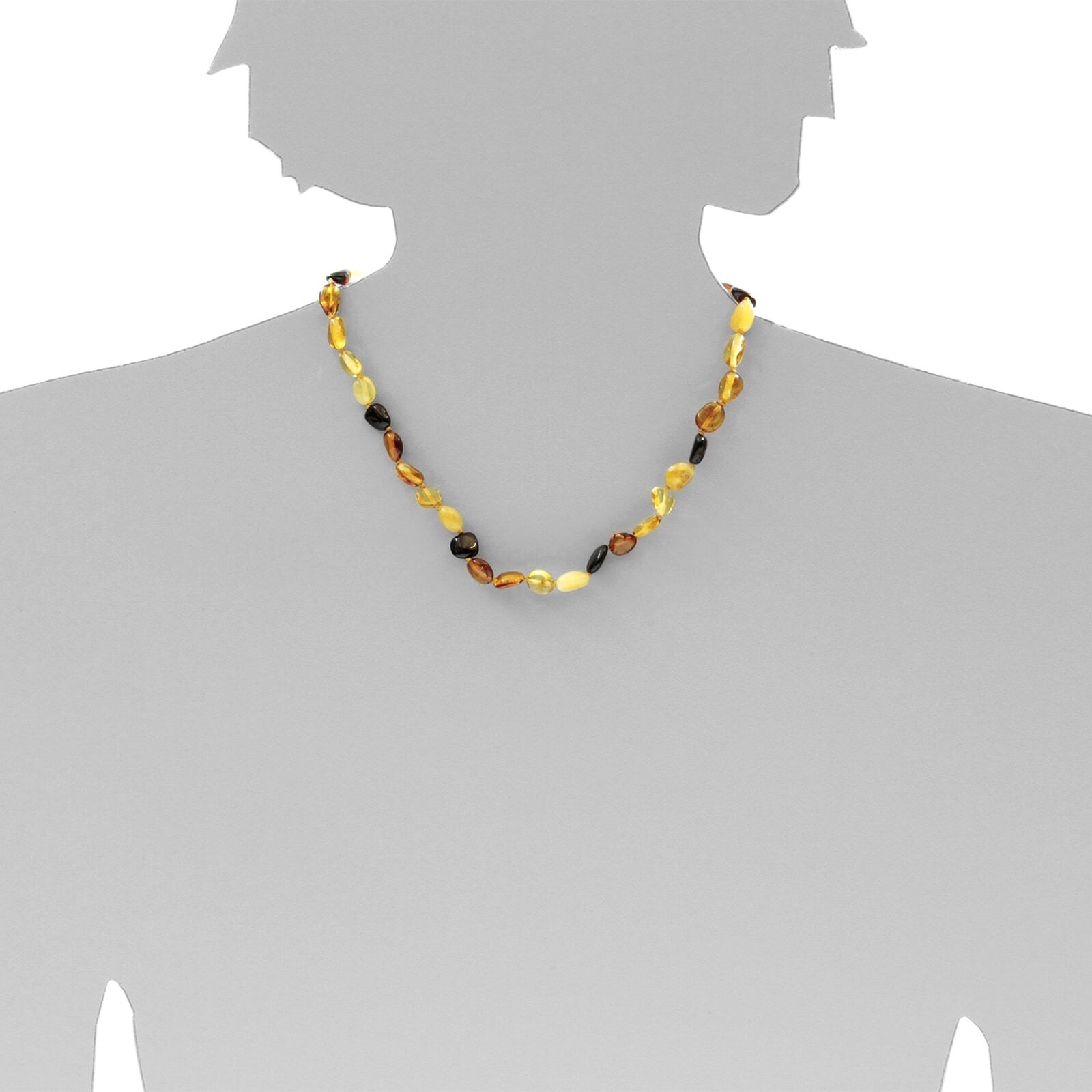 Gliederkette OSTSEE-SCHMUCK "Ostsee-Schmuck Kette Tocessa Kette Tocessa" Gr. 42, braun, Halsketten, Damen, 42cm, Bernstein, L: 42, Gliederkette