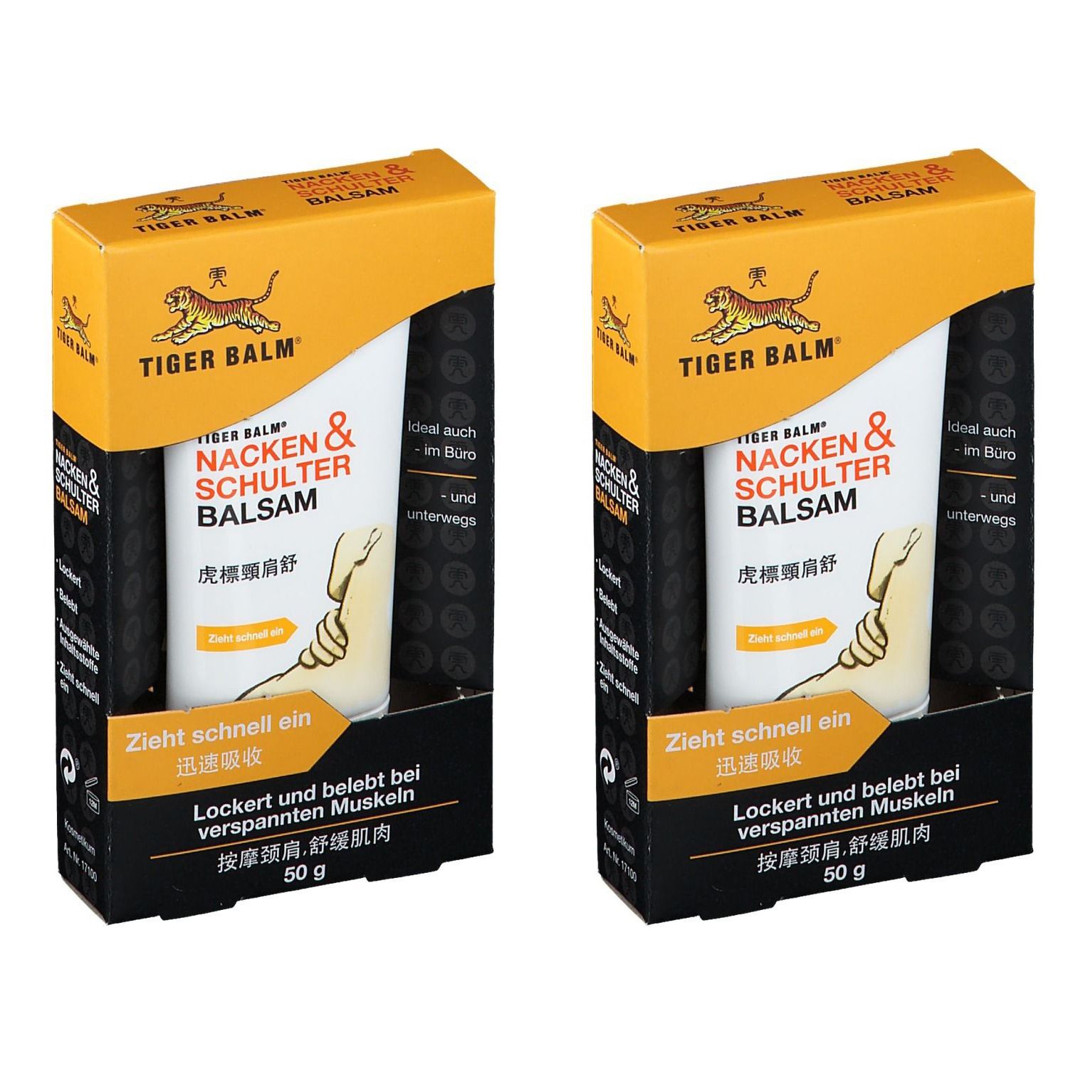 Tiger Balm Nacken & Schulter Balsam 2x50 g