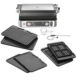 2200 W mit 370 x 230 mm Fläche  CG9167 Multigrill 9 Pro (Edelstahl, Titan) 