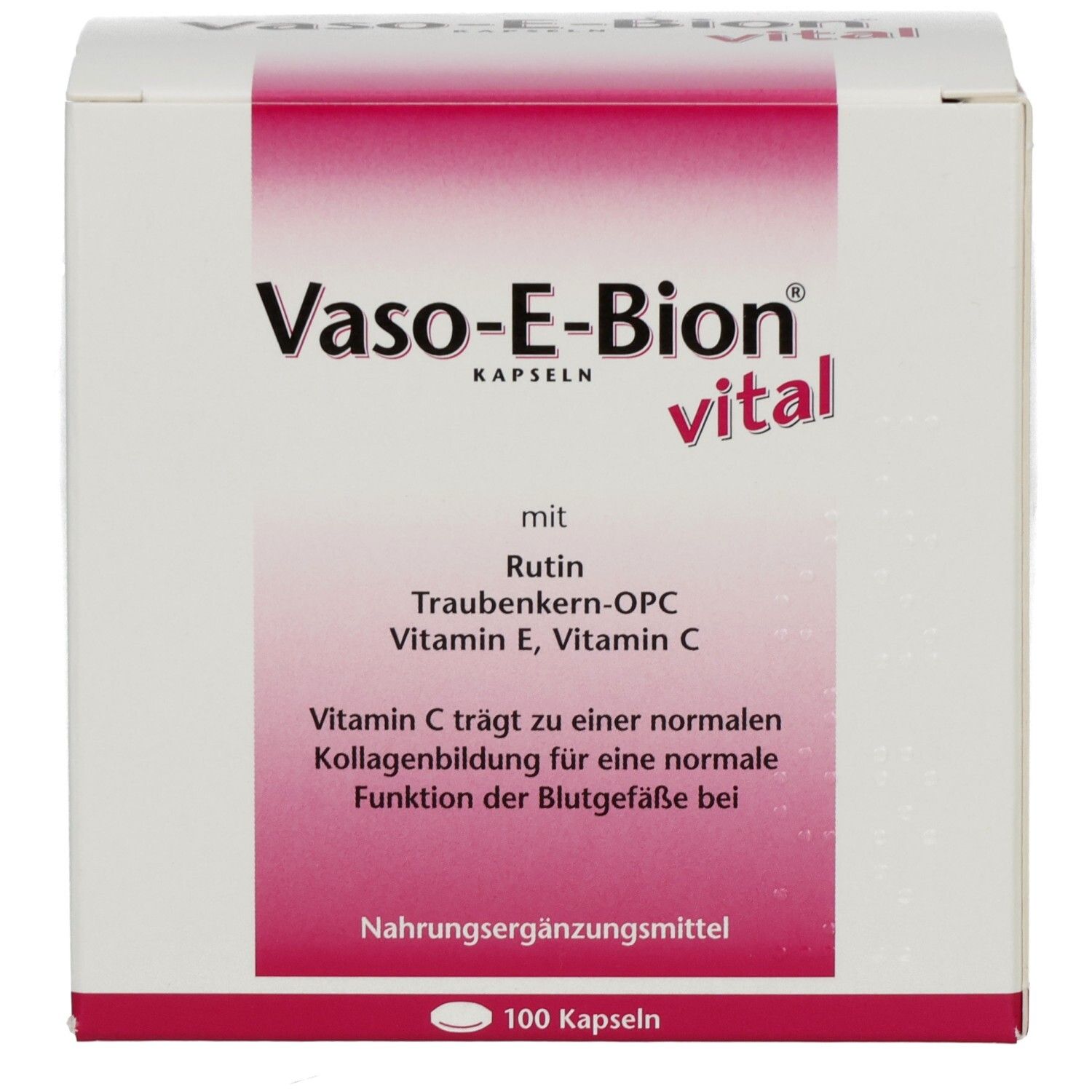Vaso-E-Bion vital Kapseln 100 St