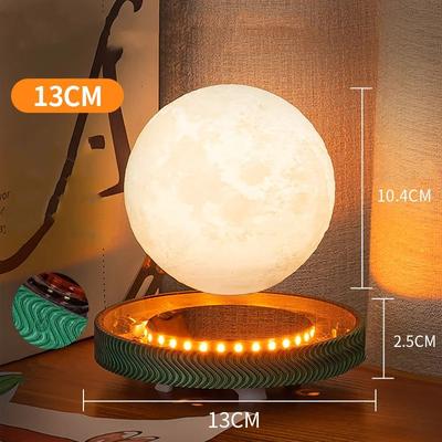 Uplift Treasures Magnetic Levitating Saturn Moon Lamp b Moon au Plug