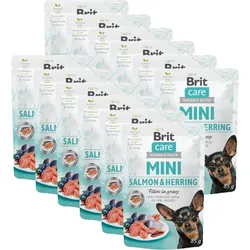 Brit Care Mini Lachs- & Heringsfilets in Soße 12x85g