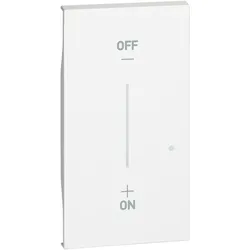 Legrand KW33M2 LivingNow 2-modulige Taste für Lichtschalter with Netatmo in der Farbe White