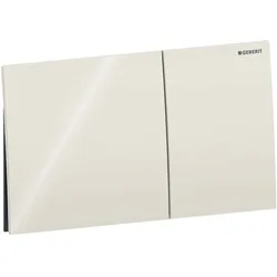 Geberit Sigma70 Betätigungsplatte für 2-Mengen-Spülung, eckig, 115.622.JL.1, Farbe: sand-grau / Glas