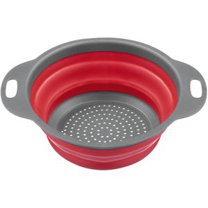 Westmark Seiher Mini, mit 2 Griffen, aus Kunststoff, faltbar, spülmaschinengeeignet, Ø 18,5 cm