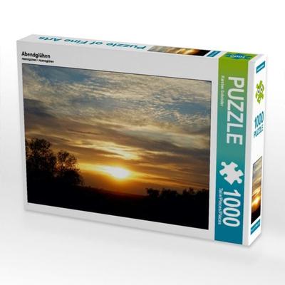CALVENDO Puzzle Abendglühen | 1000 Teile Lege-Größe 64x48cm Foto-Puzzle für glückliche Stunden